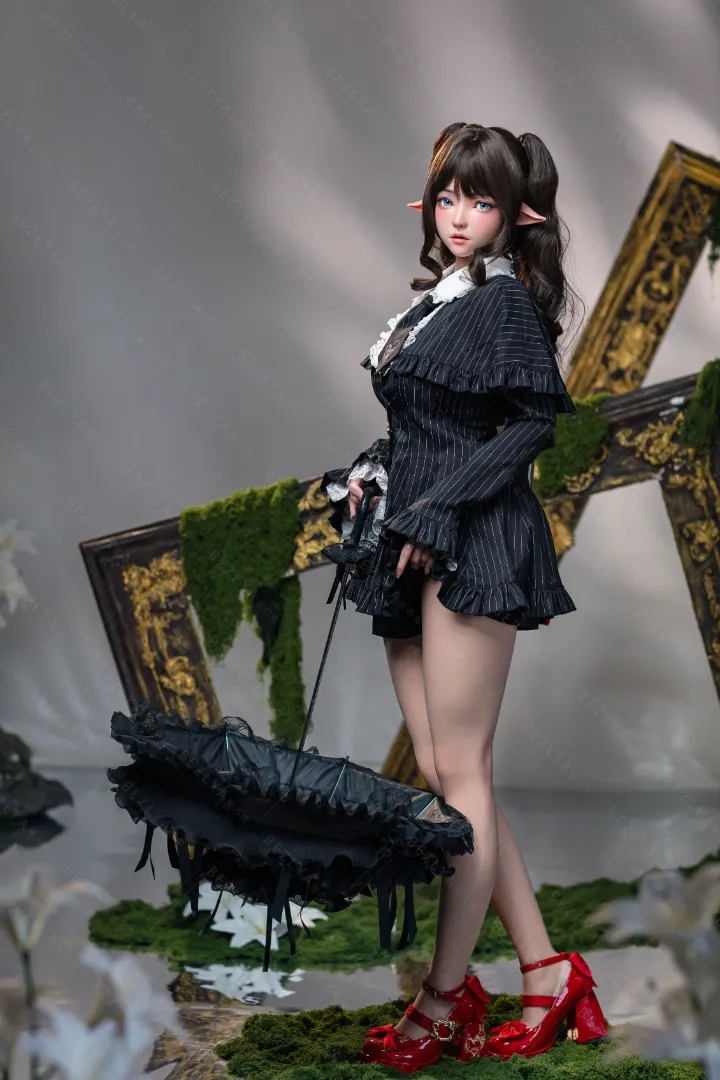 155cm (5ft1) E罩杯 輕量化 矽膠 性愛娃娃 ROS 头部 Freesia